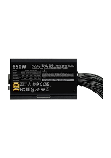 Cooler Master Mwe Gold V3 850 Mpe-8506-acag-b 850w Atx 3.1 Pcı-e Akak92col0019