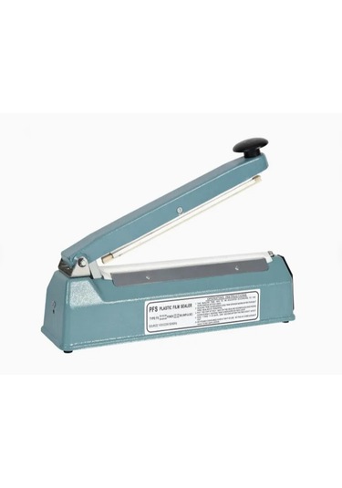 Poşet Ağzı Kapama Yapıştırma Makinesi Metal Gövde 20 Cm