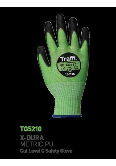Tg5210 X-dura Metrıc Pu Kesilme Seviyesi C İş Eldiveni