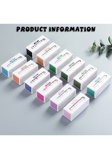 Geeroyoo "10 Rulo Renkli Washi Bant Seti - Dıy Günlük Dekorasyon Ve Hediye Paketleme İçin"