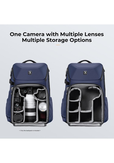 Springsun Dört Parçalı Set Sırt Çantası Büyük Kapasiteli Trend Günlük Çanta Sırt Çantası Seti Blue