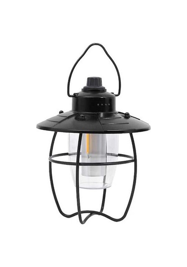 Artfulabode Usb Siyah Sırt Şarj Mekan Lambası Kampı Kamp Işığı İçin Edilebilir Dış Çantası Çadır Balıkçılık Asma Vi Siyah