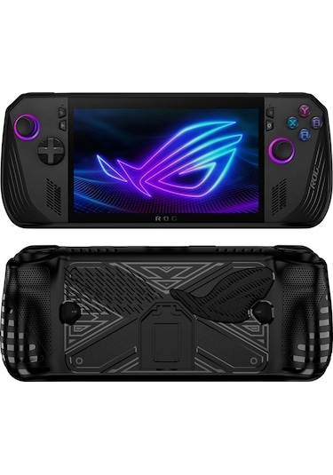 For Asus Rog Ally X Game Console Tpu Protective Case With Stand Black