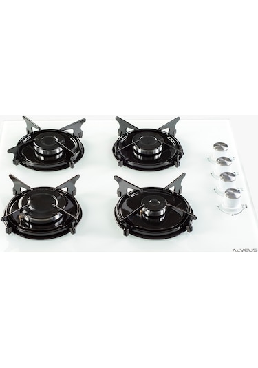 Alveus Ecoplus AF860 - A10 - AD07 Beyaz Ankastre Set