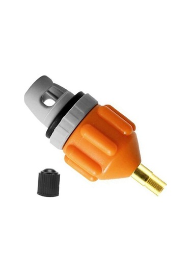 Trendooze Valfi Turuncu Şişme Pompası Pompa Hava Hava Eklentisi Dönüştürücü Bot Adaptörü 7.8x3.4cm Li