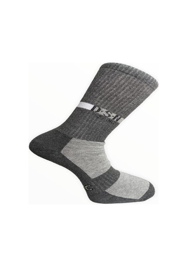 SPOR HAVLU ÇORAP 3 ADET - Karışık Çok Renkli