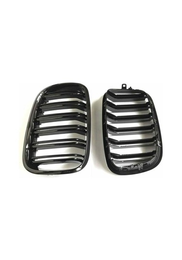 Bmw X6 E71 Çift Şeritli Ön Panjur Izgara 2006-2013 Arası Parlak S