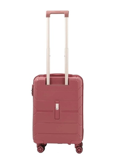 Mçs V366 Kırılmaz Polipropilen Koyu Pudra Büyük Boy Valiz Pembe