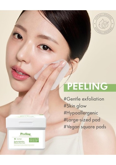 Dermal Elma Özlü Gözenek Temizleyici Aydınlatıcı Peeling Tonik Toner Pedi 80 Adet