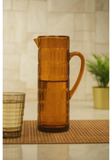 Akrilik Allegra 1,5 Lt Bal Sürahi Buzdolabı Kapak Rafına Sığar