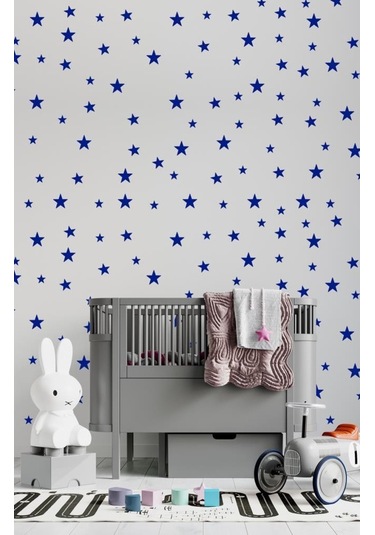 Yıldız Duvar Sticker 3-4-5Cm 100 Adet Lacivert (442234298)