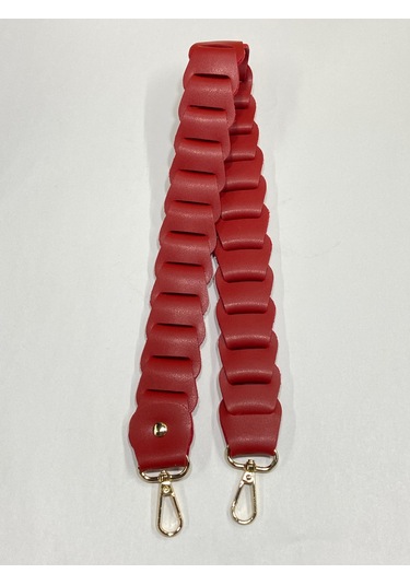 Çanta Sapı / Omuz Çanta Sapı/ Örgü Model / - Kırmızı Kırmızı