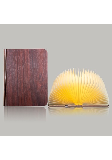 Led Şahşap Katlanır Sayfa Gece Lambası 1 Diğer