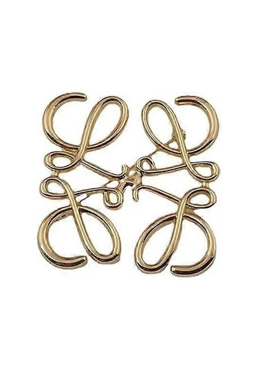 1 Adet Şanslı Çin Tarzı Broş Pins Kare Şekilli İskelet Altın Kadınlar İçin Basit Broşlar Takım Elbise Broş Pin Takı Eşarp Toka Kazak Pins Aksesuar Çok Renkli