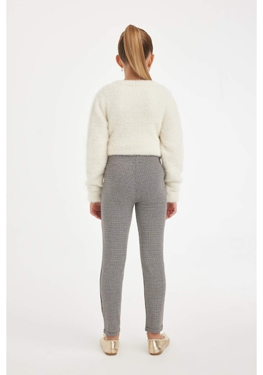 DeFacto Kız Çocuk Basic Düz Standart Boy Tayt D3236A824WNBN323