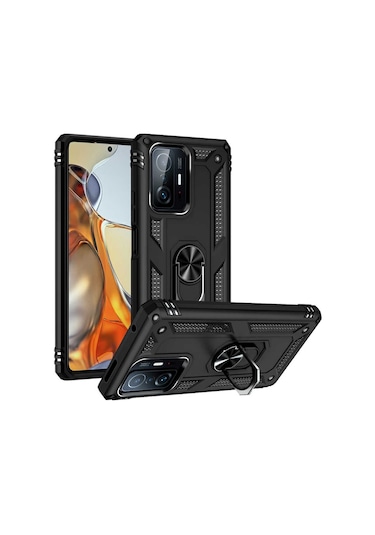 Xiaomi Mi 11T Pro 5G Kılıf Yüzüklü Zırh Tank Vega