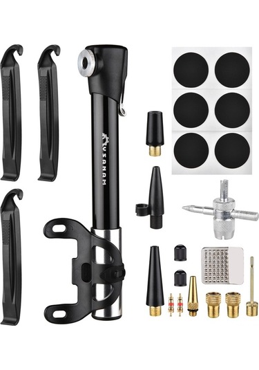 Novahub Mini Bisiklet Pompası 120psı Max Yüksek Basınçlı Hava Pompası, Presta & Schrader Valflerine Uygun