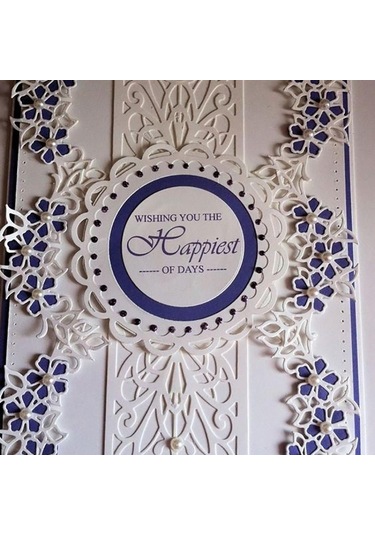 Jms 4 Adet Yuvarlak Dantel Metal Kesme Die Şablonlar