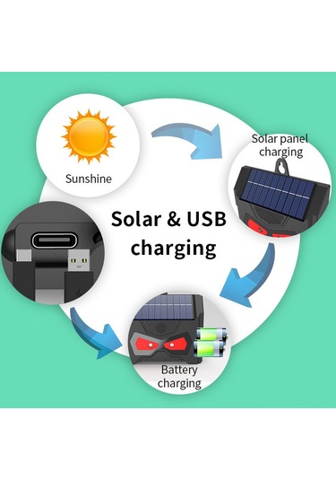 Padalink Güneş Enerjili Ultrasonik Hayvan Kovucu 9-65 Khz Sıcaklık Aralığı, Su Geçirmez, Bahçe/çiftlik/orman Koruması, Siyah Sjz059