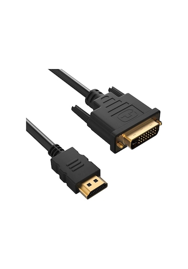 Hdmi To Dvi 24+1 Dvi To Hdmi Kablo Altın Uçlu 1.8M