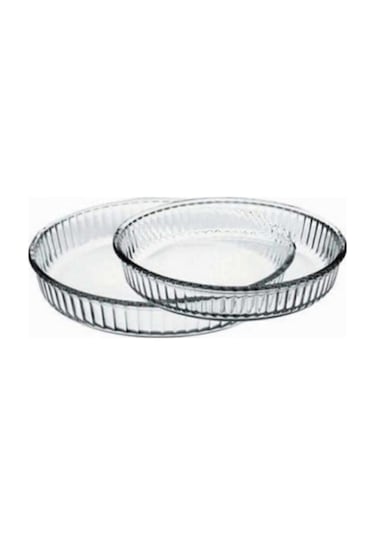 Borcam159022 Yuvarlak Borcam Fırın Kabı 2'li