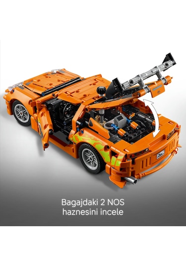 LEGO® Technic Fast and Furious Toyota Supra MK4 42204 - 9 Yaş ve Üzeri Çocuklar için Spor Araba İçeren Oyuncak Yapım Seti (810 Parça) LEGO® Technic Fast and Furious Toyota Supra MK4 42204 - 9 Yaş ve Üzeri Çocuklar için Spor Araba İçeren Oyuncak Yapım Seti (810 Parça)