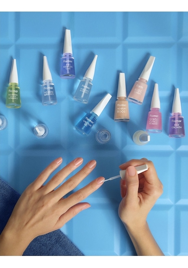 Flormar Kalsiyum İçeren Tırnak Bakım Cilası & Oje Bazı - Calcium Gel - 000 - 8690604560486