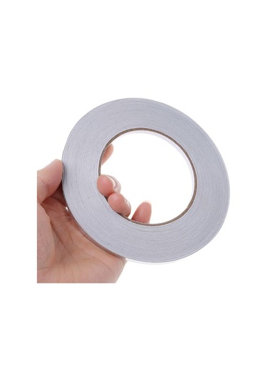 0.5 Cm 50 Metre Gri Fayans Arası Yapışkanlı Şerit Bant Dez Bandı N11.41