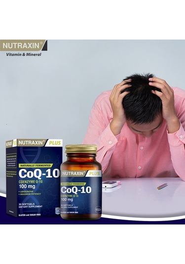 Nutraxin Koenzim Q10 100 Mg Takviye Edici Gıda 30 Yumuşak Kapsül - Coenzym, Coq10