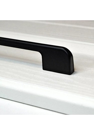 Mf Furniture Hardware 2'li Set Mobilya Braket Kancası 192mm Siyah 227139733 Siyah Mat