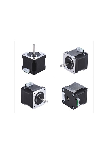Yuntech01 3d Yazıcı İçin Nema 17 Adım Motoru - 2 Faz, 1.8 Derece Açı, 0.4n.m Tork, 0.9a Akım, 90cm Kablolu Metal Gövde Tek Adet