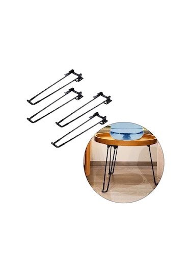 Suntek 4 Parça Katlanır Masa Ayağı Sağlam Yükseklik-35cm Yükseklik 35cm