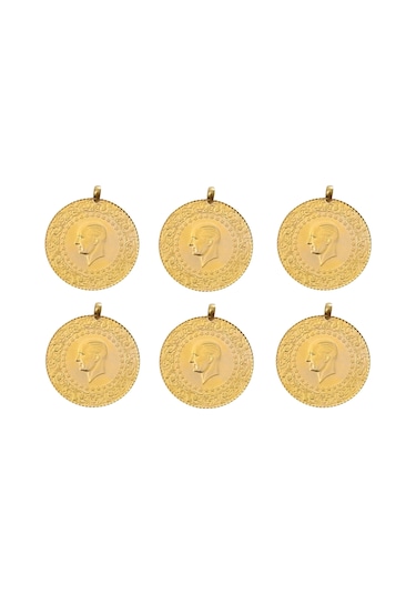 TC. Darphane Eski Tarihli Çeyrek Altın 6 Adet