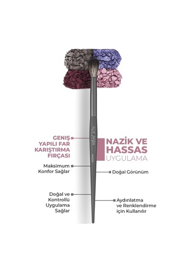 Alix Avien Geniş Yapılı Far Karıştırma Fırçası Dome Blending Brush Aa220