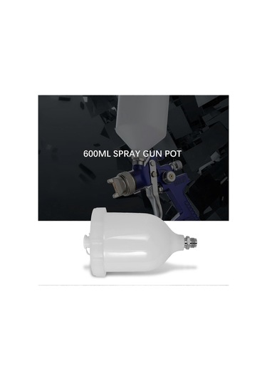 Devilbiss Gti / Tekna Pro Pri Flg Yeni İçin 600 Ml Sprey Tabancası Kap Yedek Kabı Diğer