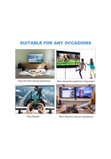 Wozlo 3mt Hdmı 2.1 Kablo Premium 8k 60hz, 4k 120hz, 4k 60hz, 48gbps Ultra Hd Ps4 Ps5 Hdmi Kablosu