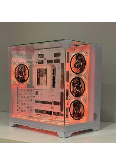 Alltech Anime Karakterli 7argb Fanlı Akvaryum Kasa Beyaz