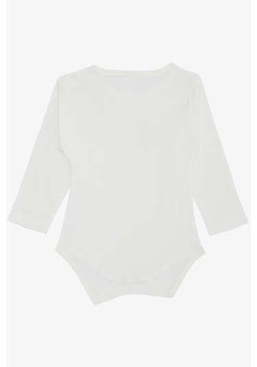 Breeze Erkek Bebek Çıtçıtlı Zıbın Body Sevimli Köpekçik Baskılı 9 Ay-3 Yaş, Ekru-ekru Ekru