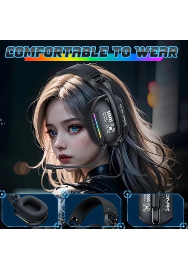 Xuweiwei Onıkuma X12 Kablolu Siyah Oyun Kulakligi 360 Ses Gurultu Onleyici Mikrofon Dayanikli Tasarim Pc Icin