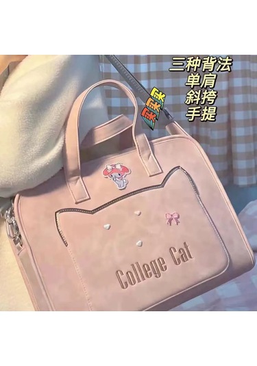 Lemestar Pembe 13.3/14 İnç İş Laptop Çantası - Tek Omuzlu, El Tutan Ve Çapraz Çantı - İş Seyahat İçin Tasarlanmıştır Diğer