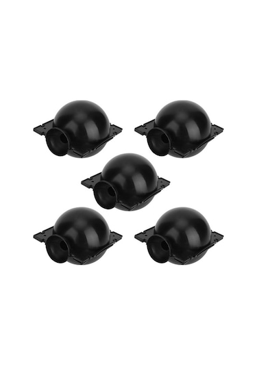 Besthome1 Yeniden Kullanılabilir Bitki Köklendirme Seti - 5 Adet Siyah Saksı, Etkili Bahçe Aksesuarı