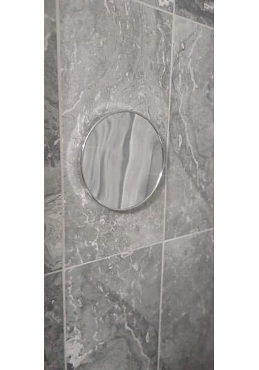 Vantuzlu Büyüteçli Krom Dekoratif Makyaj Aynası