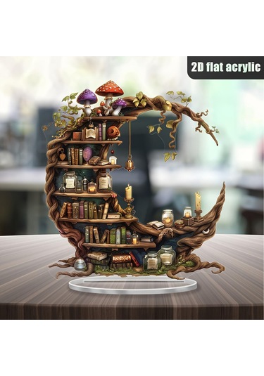 Suntek Ofis Kitaplık Dolabı Için 2d Heykeli Dekorasyon Sanat 20cmx18cm