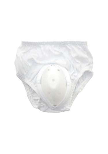 Beyaz Aslan Sünnet Külodu Kasık Koruyucu Takılabilen Külot