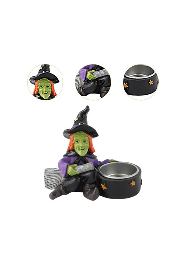 Suntek Cadılar Bayramı Mumluk Pratik Parti 11cmx6,3cmx9cm