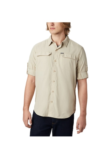Columbia Erkek Gömlek Ao0651 Silver Ridge2.0 Long Sleeve Beyaz