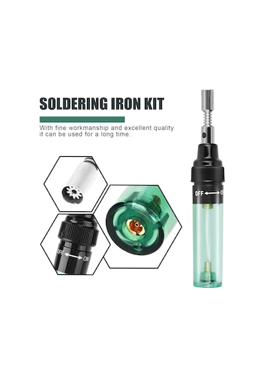 Kangvka Taşınabilir Gazlı Lehim Makinesi - 4'ü 1 Arada Profesyonel Lehimleme Aleti