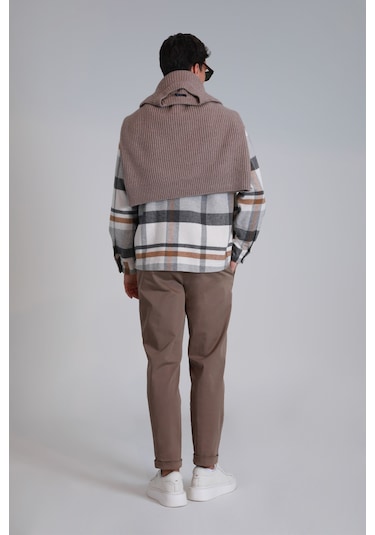 Lufian Gabrıel Spor Erkek Chino Pantolon Slim Fit Kahverengi Kahverengi 112190305100400 Kahverengi