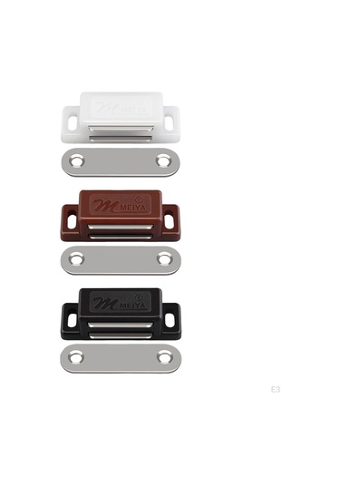 Siyah 5 Adet Dolap Kapıları Banyo Dolapları Yakalar Taşınabilir Yakın Mandallar Donanım Beyaz