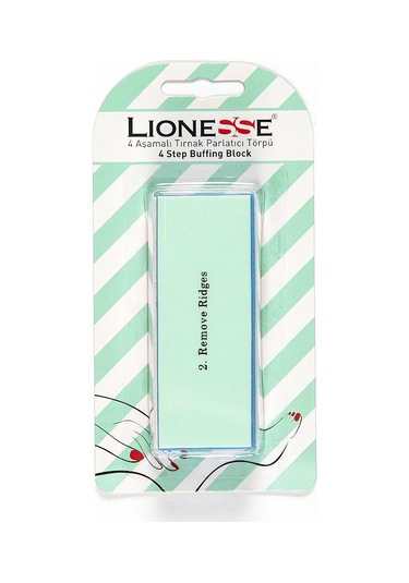 Lionesse 4 Aşamalı Tırnak Parlatıcı Törpü 2 Adet